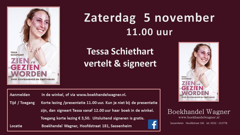 Uitnodiging: Lezing Tessa Schiethart 5 november