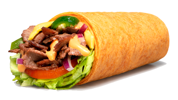 Steak and cheese wrap